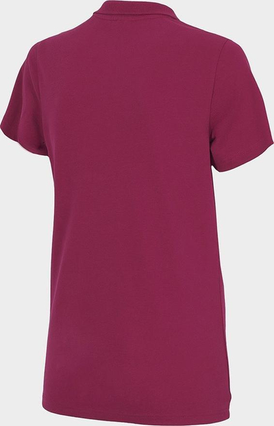 Bluzë polo për femra 4F H4L22 TSD355, pambuk, XS, rozë e errët