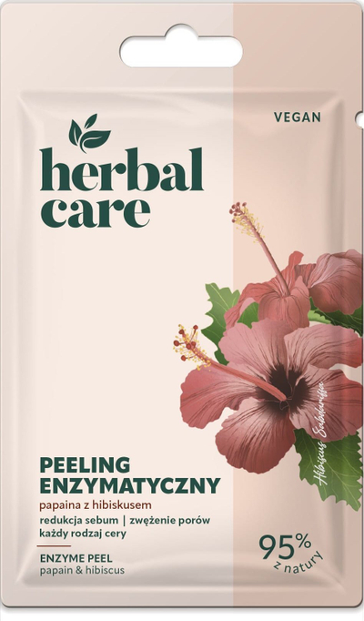 Maskë fytyre në letër Farmona Herbal Care Papain & Hibiscus, 1 copë