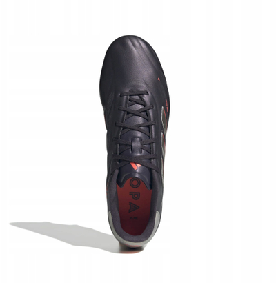 Këpucë futbolli adidas Copa Pure 2 Elite FG IG6403, për bar natyral, për burra, bardh e zi