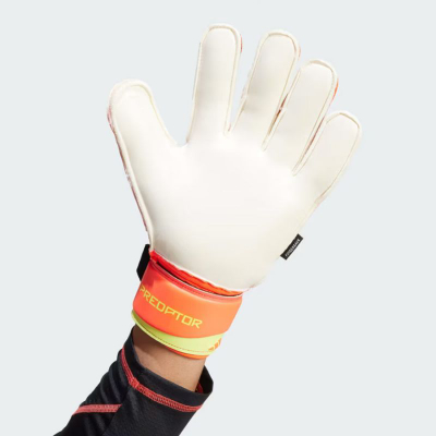 Ракавици за голман adidas Predator GL MTC FS IQ4037, леплива пена, со заштита за прсти, црни