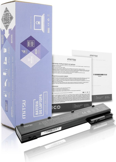 Bateri laptopi Mitsu për HP EliteBook 8560w 8760w, 4400 mAh, 14.8 V