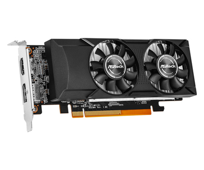 Kartë grafike ASRock RX550, 4GB GDDR5, low profile, e zezë