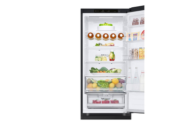 Frigorifer me ngrirës LG GBV5240DEP, 387L, 203cm, i zi