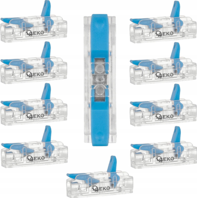 Lidhës elektrik kalimor, 2x0.2 4mm², gri