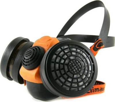 Maskë gjysmë fytyre Profi Climax 756, me filtra A1, goma natyrale, gri