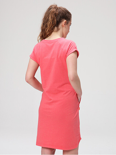 Fustan LOAP EDGY Comfort Fit, rozë