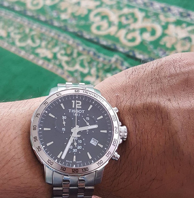 Orë dore Tissot Quickster T095.417.11.067.00, unisex