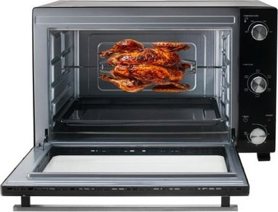 Furrë elektrike me konvekcion, 35L, grill dhe rotisserie, e zezë