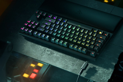 Tastierë Razer Huntsman V2 TKL, Optike Red, QWERTZ, e zezë
