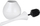 Set furçe tualeti Wenko Flask, qeramike, e bardhë