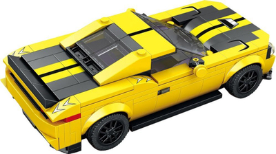 Set ndërtimi JOK 336 Yellow Sports Car PTP05260, 336 pjesë, veturë sportive, e verdhë