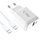 Karikues muri Tech-Protect NCA30, 30W PD QC3.0, me 2 porta USB-A edhe USB-C, i bardhë