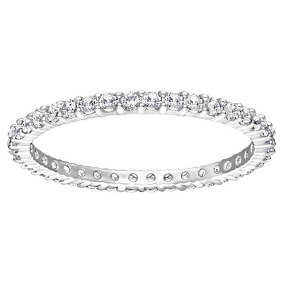 Unaz për femra Swarovski, e argjendtë/transparente