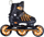 Rolat inline Nils Extreme NA18812 A, masa M 34-38, kornizë alumini, portokalli me të zezë