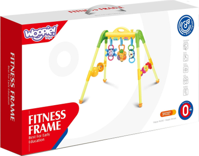 Kornizë lodrash Woopie Toys Fitness Frame, me zile dhe varëse, shumëngjyrëshe