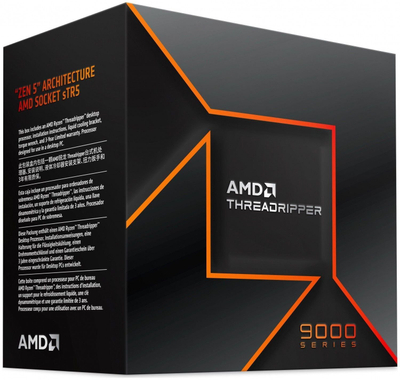 Процесор AMD Ryzen Threadripper 9980X, 64 јадра 128 нишки, 3.2GHz 5.4GHz Boost, лежиште STR5, црн