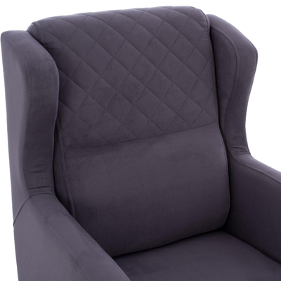 Kolltuk Hayes velvet 70×83×96 cm (HM9135.01), gri