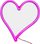 Llambë dekorative Domoletti Heart LED KLED-243, formë zemre, dritë e ngrohtë