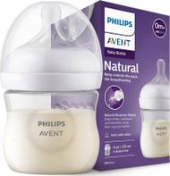 Biberon Philips Avent SCY900/01, Natural Response, 125ml, transparent