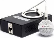 Микрофон тавански Poly IP тавански микрофон G7500, IP, за сала за состаноци, бел