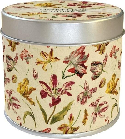 Kandël dekorative me aromë Skona Ting 212, aromë tulipani, e bardhë