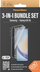 Set mbrojtës PanzerGlass 3 in 1 për Samsung Galaxy A34 5G, xham Ultra Wide Fit, maskë dhe mbrojtës kamere, transparent