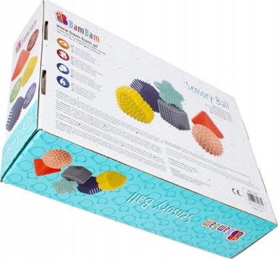 Set lodrash sensoriale Bam Bam, 6 pjesë, shumëngjyrëshe