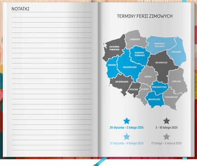 Agjendë shkollore HANDY 2024–2025, format i vogël, kapak i fortë