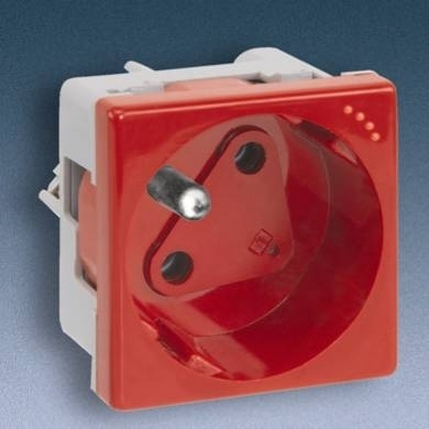 Prizë elektrike Kontakt-Simon K45 DATA w / u 16A, IP20 me çelës dhe tregues të energjisë - KLS02 / 6