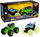 Set lodra Monster Jam Grave Digger dhe Megalodon, kamionë monster 1:43, me drita, shumëngjyrësh
