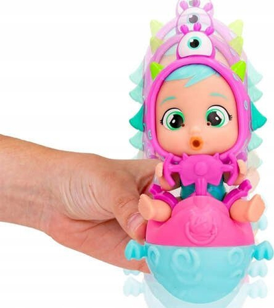 Lodër koleksionuese Cry Babies Magic Tears Stars Jumpy Monsters Fuzz, me aksesorë surprizë, për fëmijë