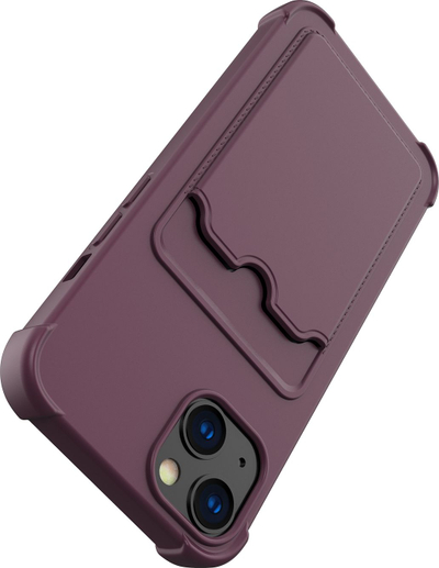 Këllëf karte Armor për Xiaomi Redmi Note 9, silikoni, antishok, blu