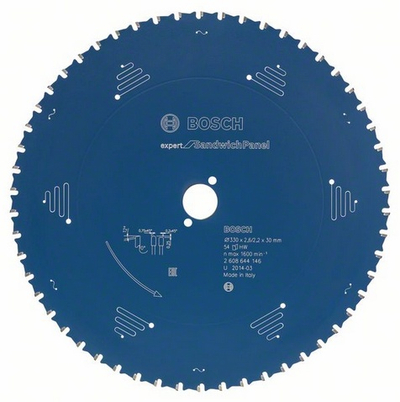 Teh rrethor Bosch 2608644143, 235mm, 50 dhëmbë, për panele sanduiç