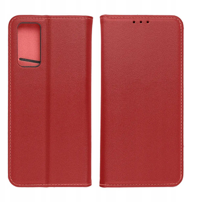 Kалуп за телефон Smart Pro Book Leather за Samsung S25 Edge, кожа, бордо