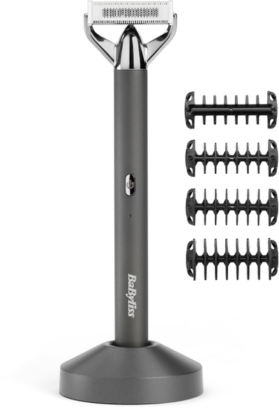Makineri prerëse BaByliss OT996E X-Metal, për mjekër dhe flokë, pa tel, gri metalike