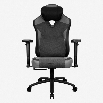 Гејминг столица ThunderX3 EAZE Loft, механизам SYNC4, потпирачи за раце 2D, црно сива