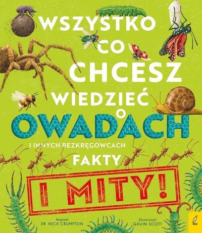 Libër edukativ për kalamajtë Nick Crumpton “Everything You Want to Know About Insects”, me figura, shumëngjyrësh