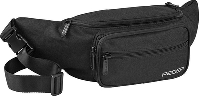 Çantë mesi PEDEA Belt Bag Trend L, rrip që çohet e ulet, material i fortë, e zezë