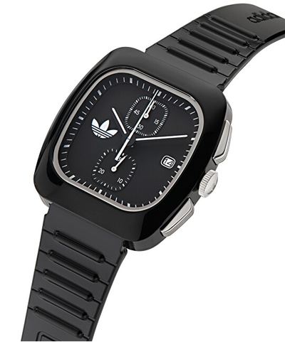 Orë dore Adidas Retro Wave Two Chrono AOSY24533, e zezë