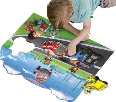 Puzzle dyshemeje gjigant Dodo Paw Patrol, 40 copa, shumëngjyrësh
