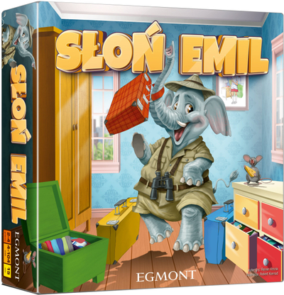 Lojë tavoline Egmont Emil The Elephant, edukative, për fëmijë