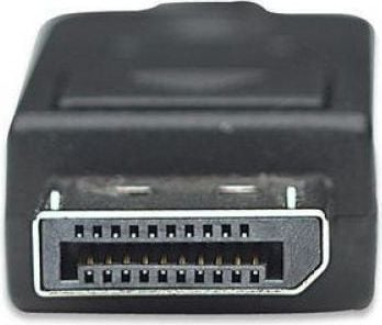 Видео адаптер кабел Techly ICOC-DSP-H-010, DisplayPort во HDMI, 1m, црн