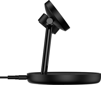 Karikues wireless Baseus Swan 3 në 1, MagSafe 15W, dalje USB 5V 1A, i zi