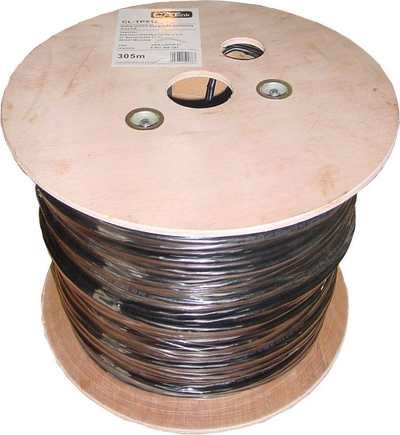 Kabllo Caterpillar U/UTP, kat. 5E, PVC, 305m