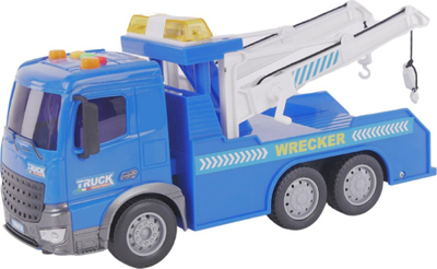 Kamionçinë lodër rimorkimi Artyk City Truck, drita dhe tinguj, 29.5 cm, blu
