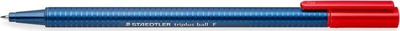 Stilolaps Staedtler Triplus Ball F, majë F, i kuq