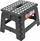 Stol shkalle palosës MEDIUM, kapacitet 150kg, plastikë, gri