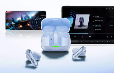 Kufjet EarFun Air Pro 4+ ANC, TWS, Bluetooth 6.0, të kaltra