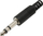 Fishë audio HQ Jack 6.3 mm stereo, plastikë, e zezë