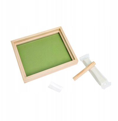 Kornizë druri për foto dhe gjurmë Baby Art Pure Frame Organic Feeling, dru pishe, për bebe, natyrale